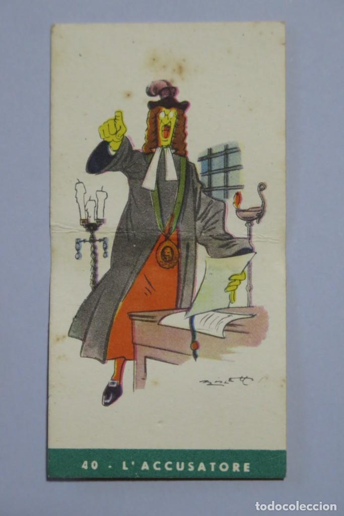 Coleccionismo cromos antiguos: CROMO. L&acute;ACUSSATORE. PERUGINA BUITONI. 40