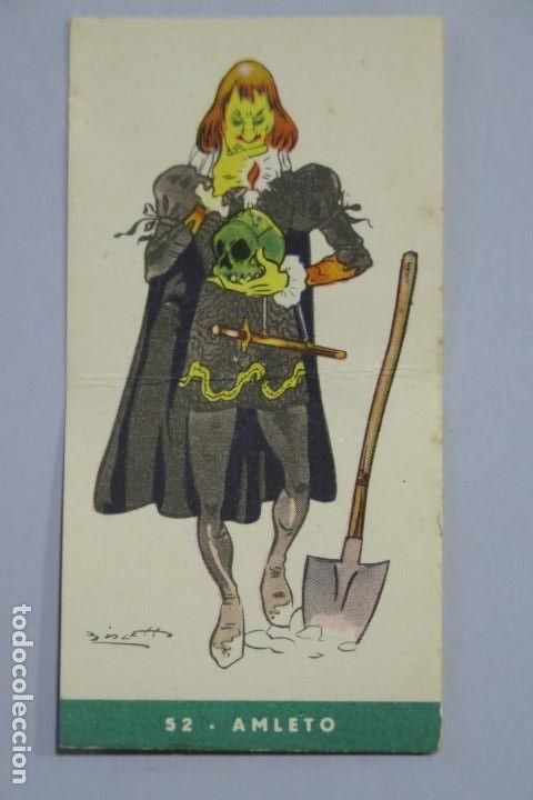 Coleccionismo Cromos antiguos: CROMO. AMLETO. PERUGINA BUITONI. 52