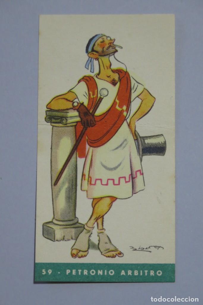 Coleccionismo Cromos antiguos: CROMO. PETRONIO ARBITRO. PERUGINA BUITONI. 59