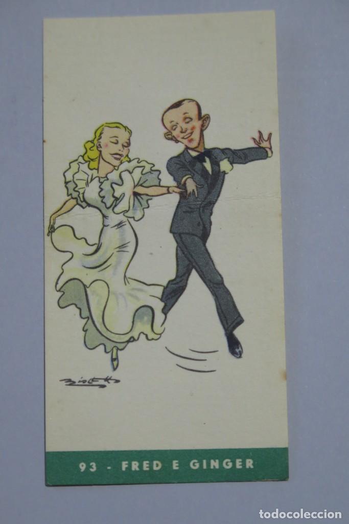 Coleccionismo Cromos antiguos: CROMO. FRED E GINGER. PERUGINA BUITONI. 93