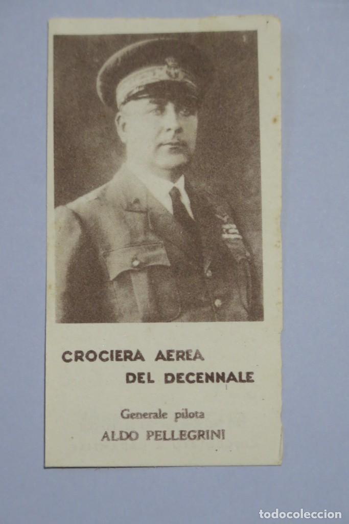Coleccionismo Cromos antiguos: CROMO. ALDO PELLEGRINI. PERUGINA BUITONI