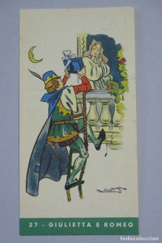 Coleccionismo Cromos antiguos: CROMO. ROMEO E GIULIETTA. PERUGINA BUITONI. 27