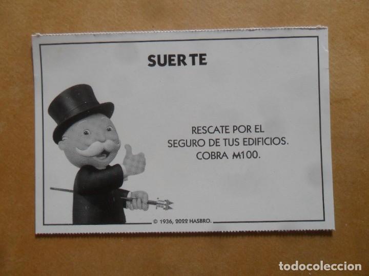 Coleccionismo cromos antiguos: SUERTE - SEGURO DE EDIFICIOS - MONOPOLY CARREFOUR 2022 - Foto 1