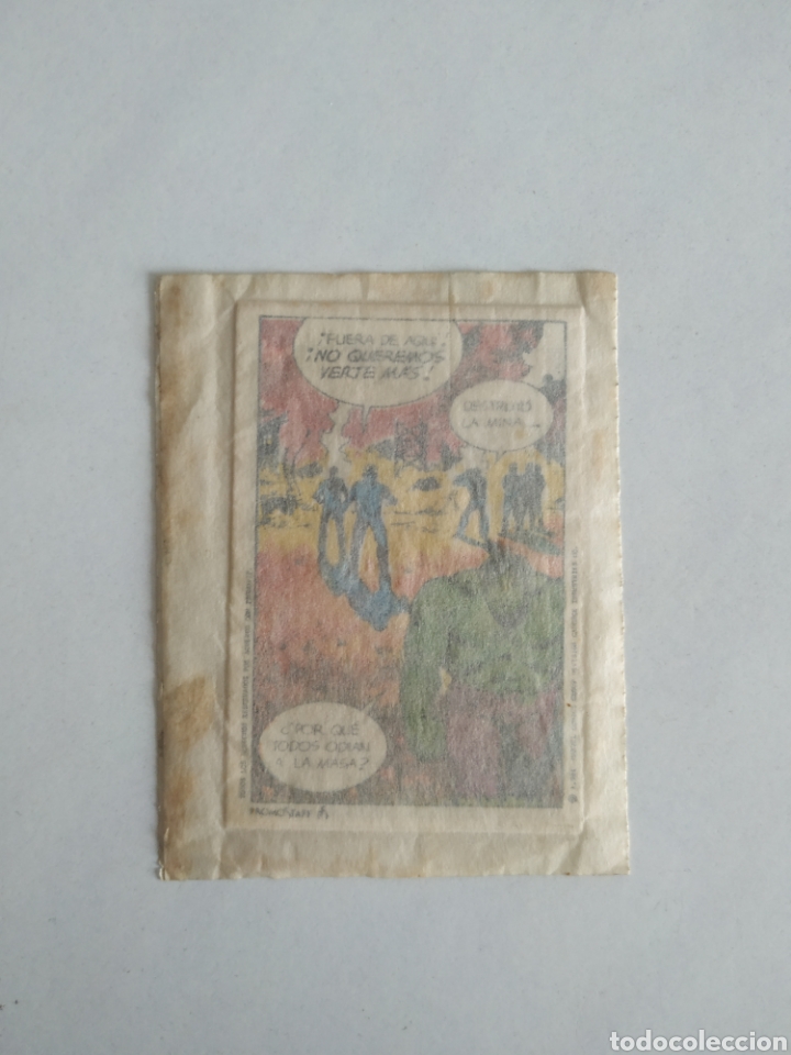 Coleccionismo cromos antiguos: CROPAN MINI COMIC EL INCRE&Iacute;BLE HULK N&deg;22 EN ENVOLTORIO SIN ABRIR - Foto 2