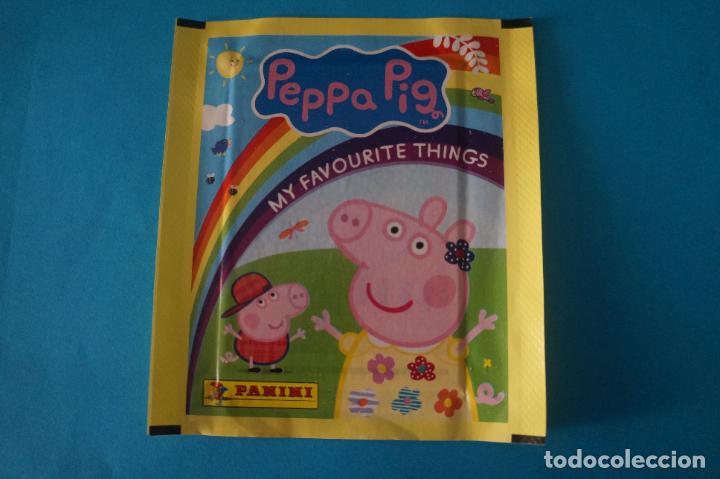 Coleccionismo Cromos antiguos: SOBRE DE CROMOS SIN ABRIR DE PEPPA PIG MY FAVOURETE THINGS DE PANINI
