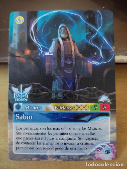 Coleccionismo cromos antiguos: FANTASY RIDERS 2018 PANINI 75 SABIO - Foto 1