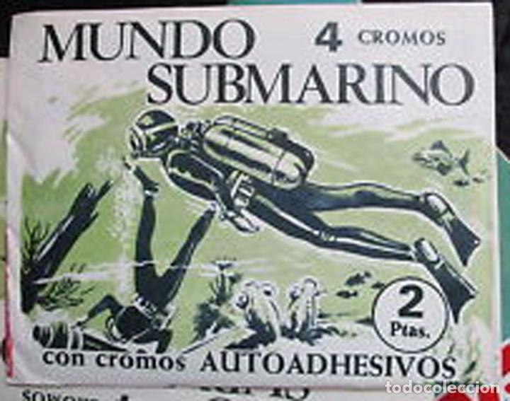 Collectable Antique Stickers: SOBRE DE CROMOS ALBUM MUNDO SUBMARINO DE PRODUCCIONES EDITORIALES BALLGRAF SIN ABRIR