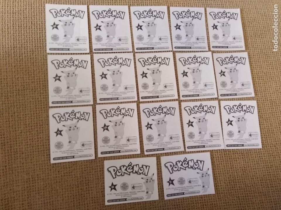 Coleccionismo cromos antiguos: Lote cromos Pok&eacute;mon 1999. - Foto 2