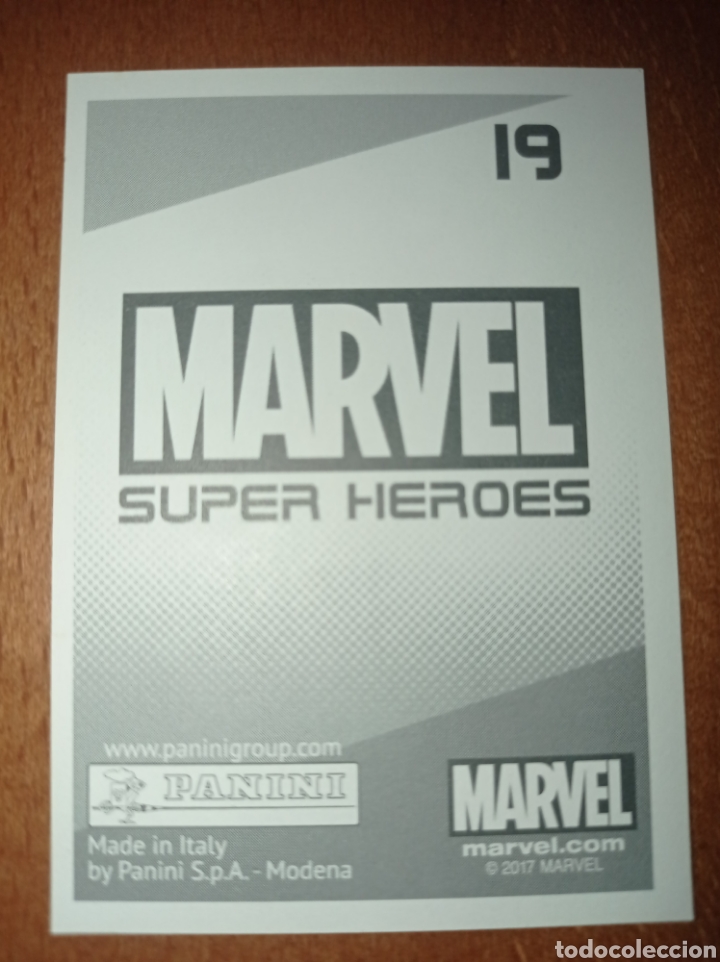 Coleccionismo cromos antiguos: Marvel Super H&eacute;roes n&deg;19 Panini - Foto 2