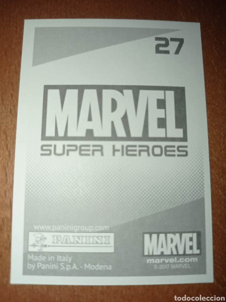 Coleccionismo cromos antiguos: Marvel Super H&eacute;roes n&deg;27 Panini - Foto 2