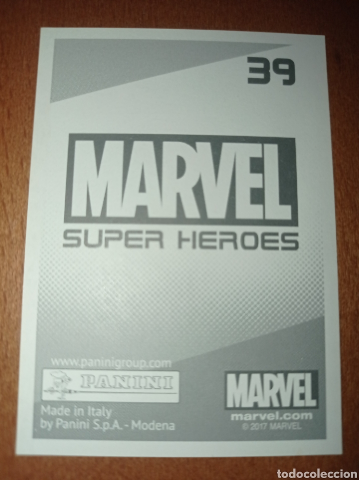 Coleccionismo cromos antiguos: Marvel Super H&eacute;roes n&deg;39 Panini - Foto 2