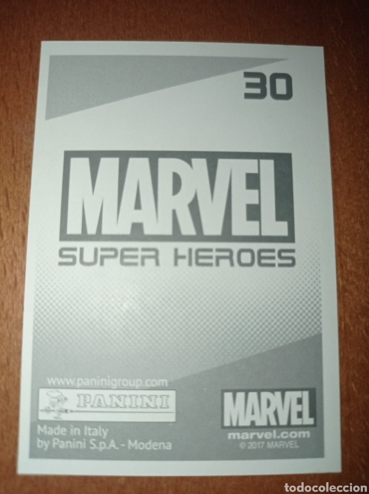 Coleccionismo cromos antiguos: Marvel Super H&eacute;roes n&deg;30 Panini - Foto 2