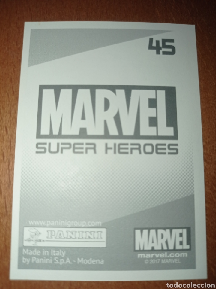 Coleccionismo cromos antiguos: Marvel Super H&eacute;roes n&deg;45 Panini - Foto 2
