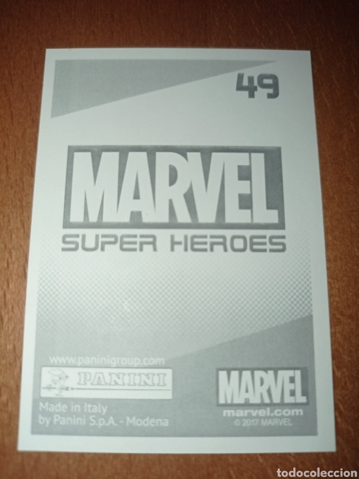 Coleccionismo cromos antiguos: Marvel Super H&eacute;roes n&deg;49 Panini - Foto 2