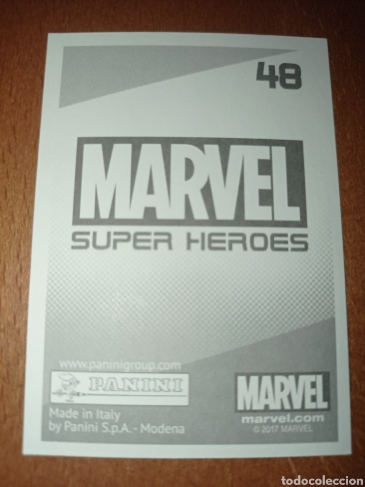 Coleccionismo cromos antiguos: Marvel Super H&eacute;roes n&deg;48 Panini - Foto 2
