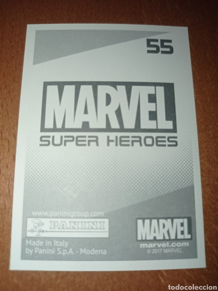 Coleccionismo cromos antiguos: Marvel Super H&eacute;roes n&deg;55 Panini - Foto 2
