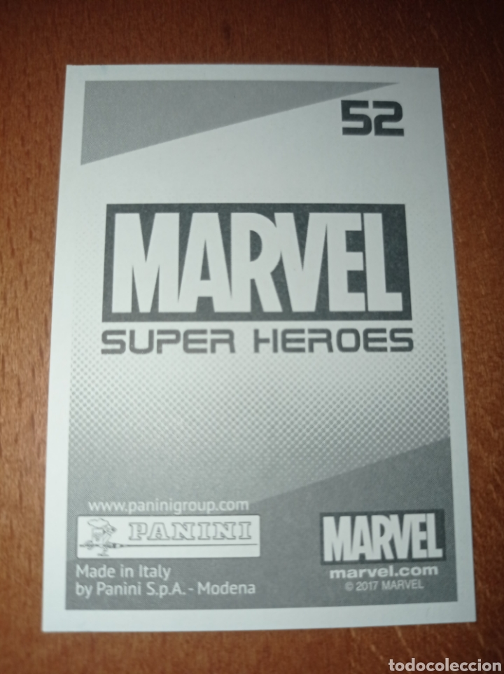 Coleccionismo cromos antiguos: Marvel Super H&eacute;roes n&deg;52 Panini - Foto 2