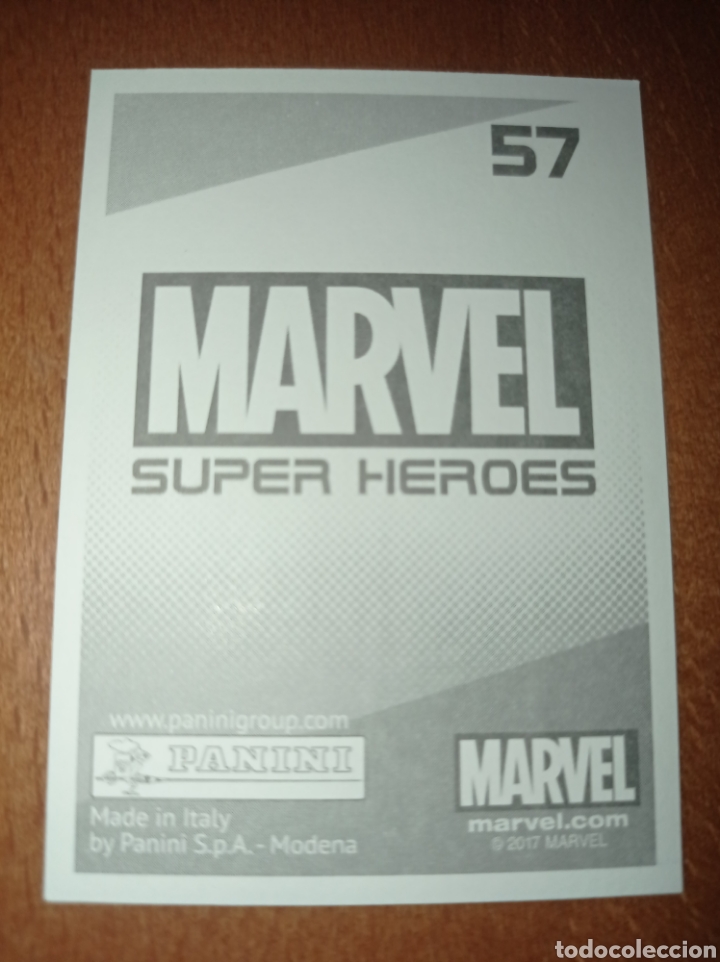 Coleccionismo cromos antiguos: Marvel Super H&eacute;roes n&deg;57 Panini - Foto 2