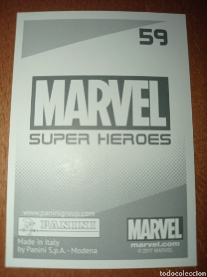 Coleccionismo cromos antiguos: Marvel Super H&eacute;roes n&deg;59 Panini - Foto 2