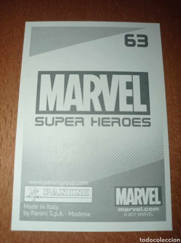 Coleccionismo cromos antiguos: Marvel Super H&eacute;roes n&deg;63 Panini - Foto 2