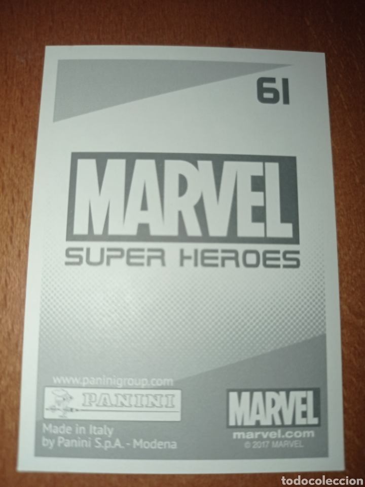 Coleccionismo cromos antiguos: Marvel Super H&eacute;roes n&deg;61 Panini - Foto 2
