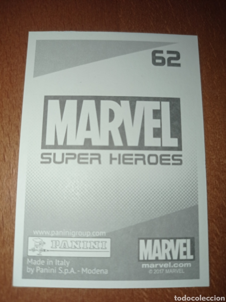 Coleccionismo cromos antiguos: Marvel Super H&eacute;roes n&deg;62 Panini - Foto 2