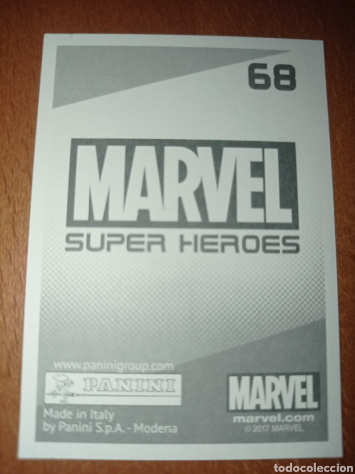 Coleccionismo cromos antiguos: Marvel Super H&eacute;roes n&deg;68 Panini - Foto 2