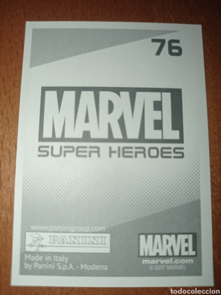Coleccionismo cromos antiguos: Marvel Super H&eacute;roes n&deg;76 Panini - Foto 2