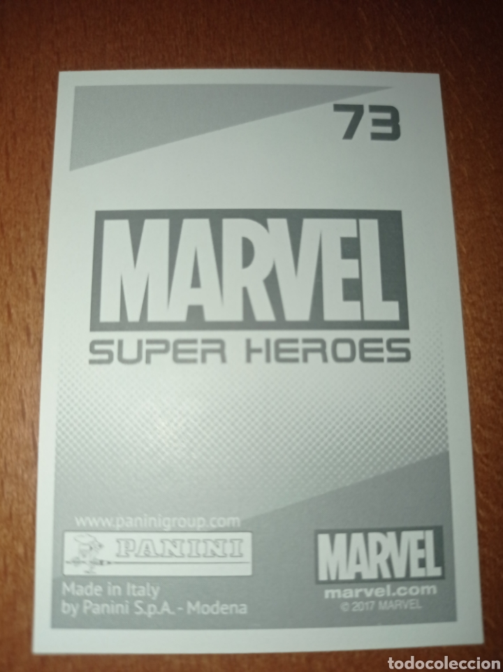 Coleccionismo cromos antiguos: Marvel Super H&eacute;roes n&deg;73 Panini - Foto 2
