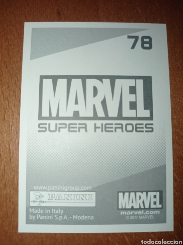 Coleccionismo cromos antiguos: Marvel Super H&eacute;roes n&deg;78 Panini - Foto 2