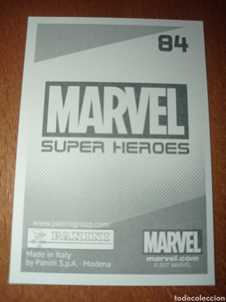 Coleccionismo cromos antiguos: Marvel Super H&eacute;roes n&deg;84 Panini - Foto 2