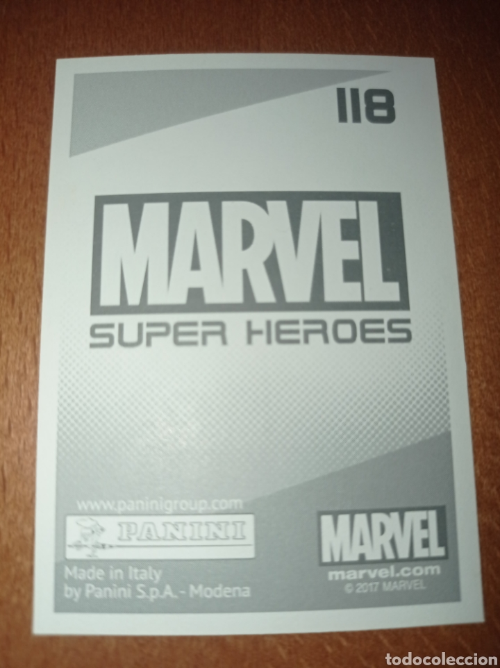 Coleccionismo cromos antiguos: Marvel Super Heroes n&deg;118 Panini - Foto 2
