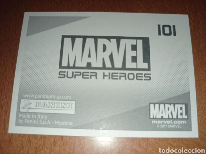 Coleccionismo cromos antiguos: Marvel Super Heroes n&deg;101 Panini - Foto 2