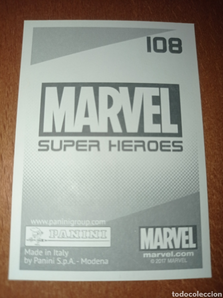 Coleccionismo cromos antiguos: Marvel Super Heroes n&deg;108 Panini - Foto 2