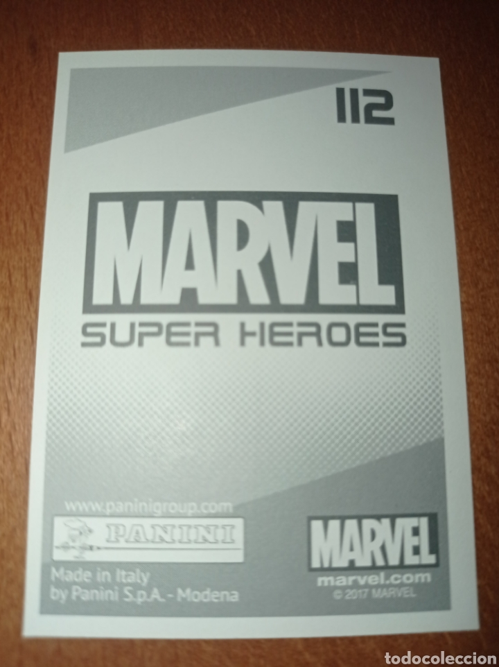Coleccionismo cromos antiguos: Marvel Super Heroes n&deg;112 Panini - Foto 2