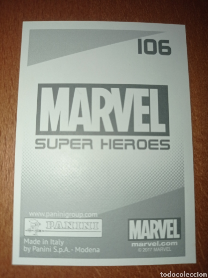 Coleccionismo cromos antiguos: Marvel Super Heroes n&deg;106 Panini - Foto 2