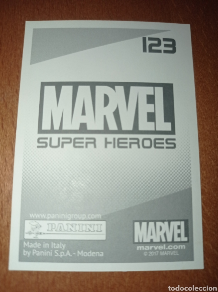 Coleccionismo cromos antiguos: Marvel Super Heroes n&deg;123 Panini - Foto 2