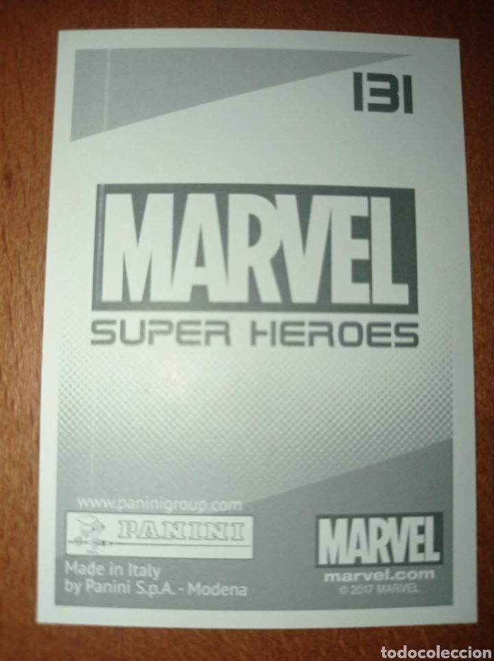 Coleccionismo cromos antiguos: Marvel Super Heroes n&deg;131 Panini - Foto 2