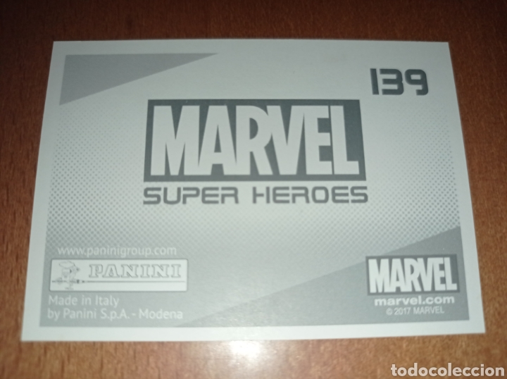 Coleccionismo cromos antiguos: Marvel Super Heroes n&deg;139 Panini - Foto 2