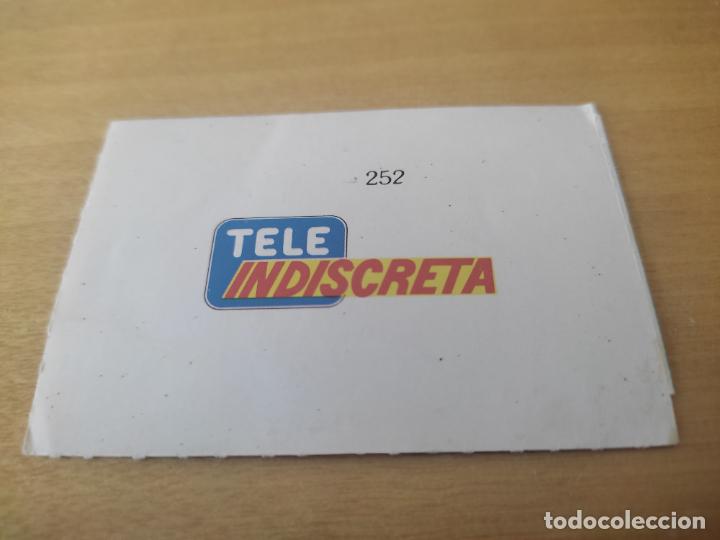 Coleccionismo cromos antiguos: TELE INDISCRETA CROMO SOBADO SIN PEGAR N&ordm; 252 - Foto 2