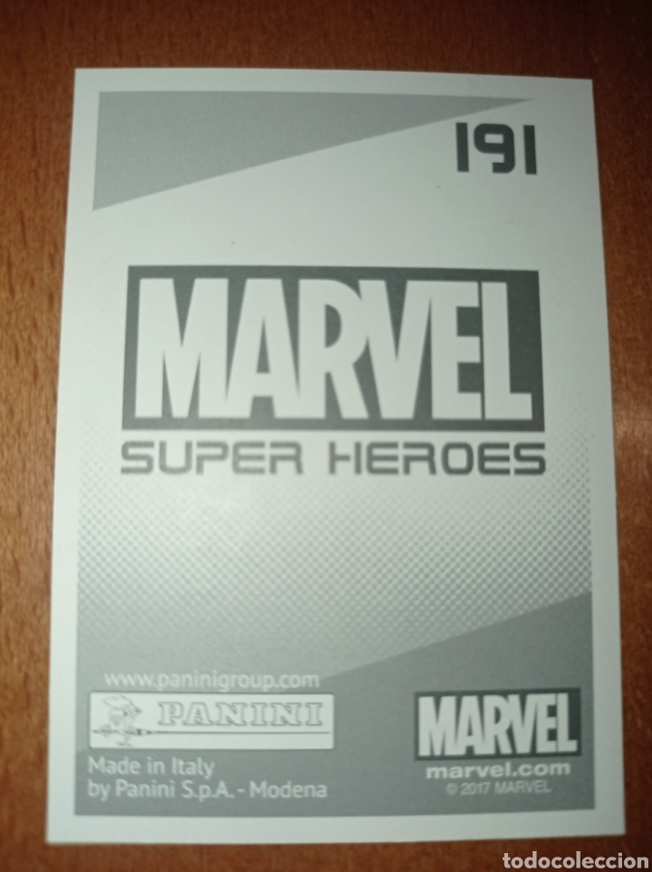 Coleccionismo cromos antiguos: Marvel Super Heroes n&deg;191 Panini - Foto 2