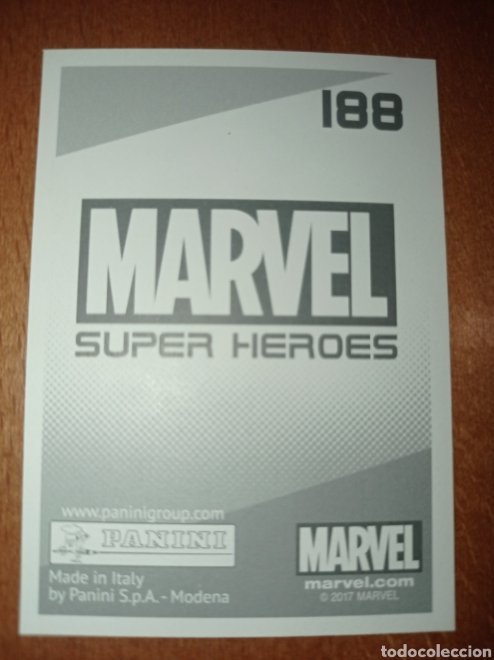 Coleccionismo cromos antiguos: Marvel Super Heroes n&deg;188 Panini - Foto 2