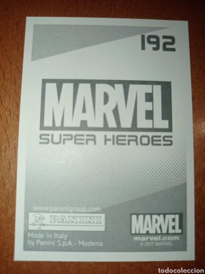 Coleccionismo cromos antiguos: Marvel Super Heroes n&deg;192 Panini - Foto 2