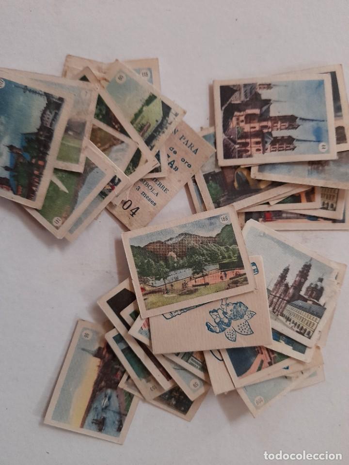 Coleccionismo Cromos antiguos: Lote 41 cromos peque&ntilde;os de publicidad a&ntilde;os 60 comercios de Valencia, ilustrados a color marcas vespa