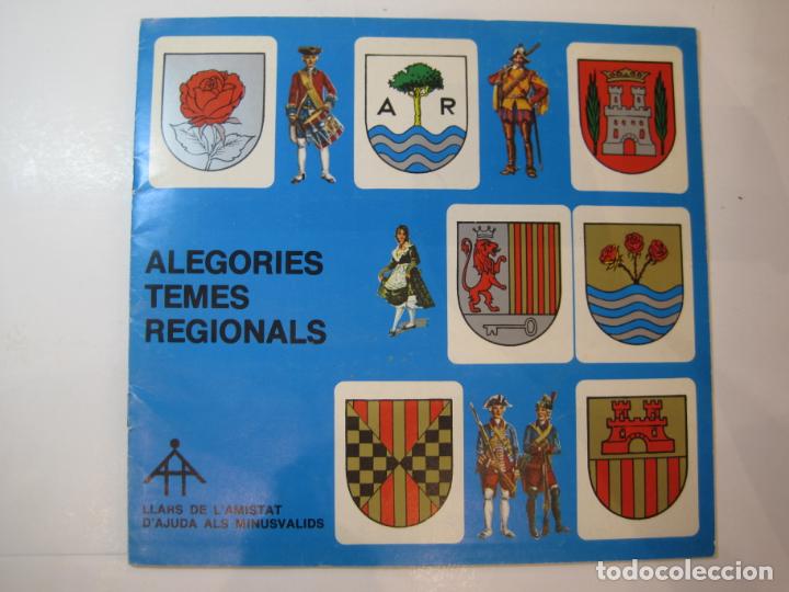 Coleccionismo cromos antiguos: ALEGORIES TEMES REGIONALS-ALBUM DE CROMOS SELLOS-VER FOTOS-(V-23.342)