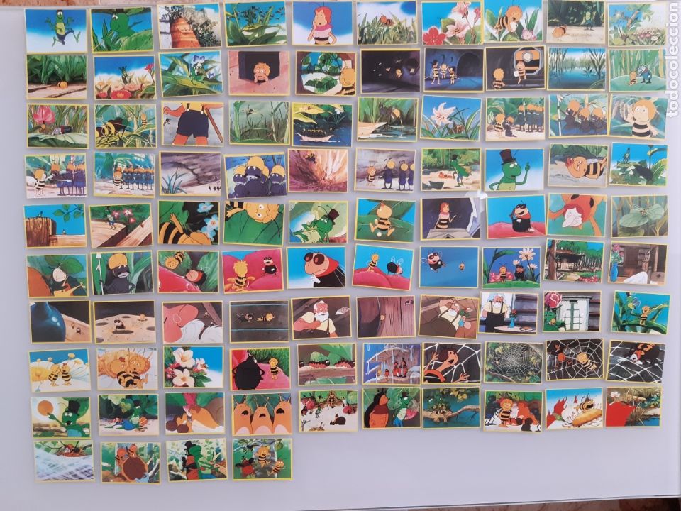 Coleccionismo cromos antiguos: Cromos de la Abeja Maya de Danone - Foto 1