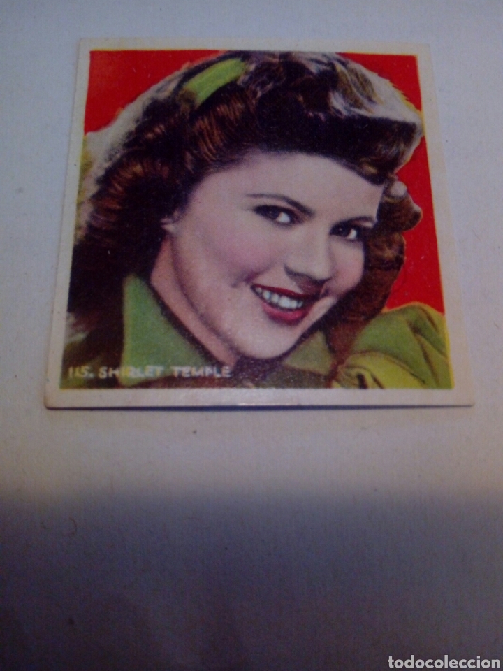 Coleccionismo cromos antiguos: Cromo tema cine de la actriz SHIRLEY TEMPLE - Foto 1