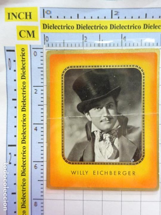 Sammeln alte Sammelbilder: ANTIGUO CROMO CINE ESTRELLAS CIGARROS ZUBAN 6 BUNTE FILMBILDER ALEMANIA. 151 WILLY EICHBERGER