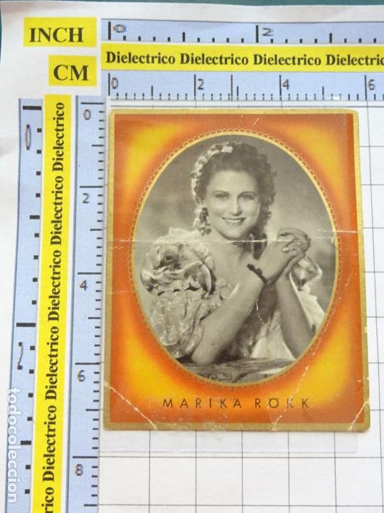 Collectionnisme Cartes &agrave; collectionner anciennes: ANTIGUO CROMO CINE ESTRELLAS CIGARROS ZUBAN 6 BUNTE FILMBILDER ALEMANIA. 88 MARIKA ROKK