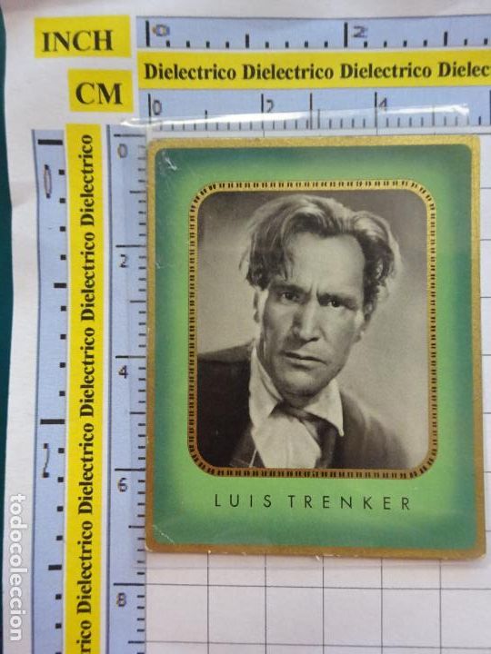 Colecionismo Cromos antigos: ANTIGUO CROMO CINE ESTRELLAS CIGARROS ZUBAN 6 BUNTE FILMBILDER ALEMANIA. 213 LUIS TRENKER